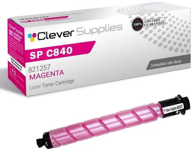 Main image of CS Replacement Toner Cartridge Compatible with Ricoh SP C840 821257 Magenta Aficio SP C840 C842 Toner Cartridge Magenta