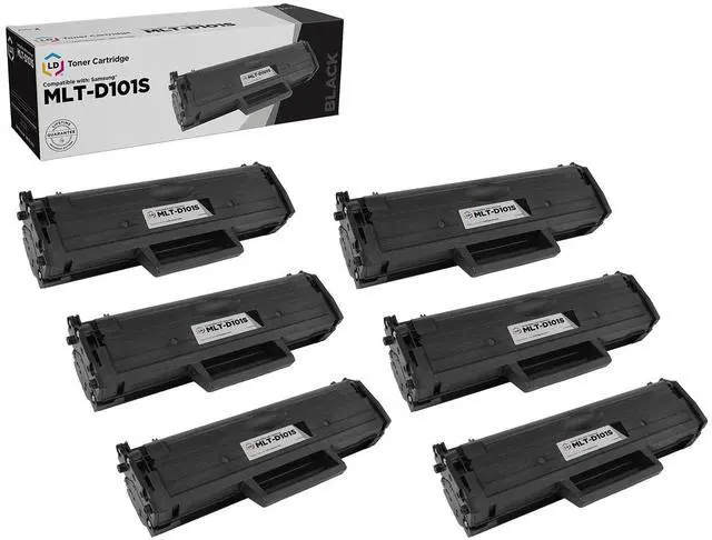 Main image of Products Compatible Toner Replacement for Samsung MLT-D101S (BK, 6-Pk)