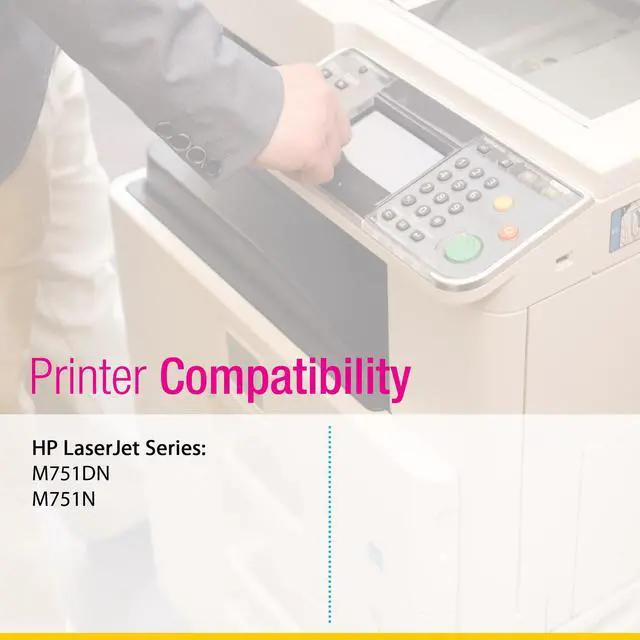 Alt view image 5 of 6 - CS Replacement Compatible with HP M751N Toner Cartridge W2003A to use with M751DN (Magenta, 1-Pack)