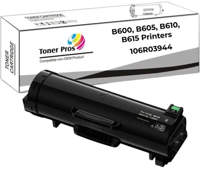Main image of (TM Remanufactured Xerox Versalink 106R03944 Toner Cartridge - Black Extra High Capacity Toner Replacement for Xerox Versalink B600, B605, B610, B615 Printers - Pages Yield 46,700, 1 Pack