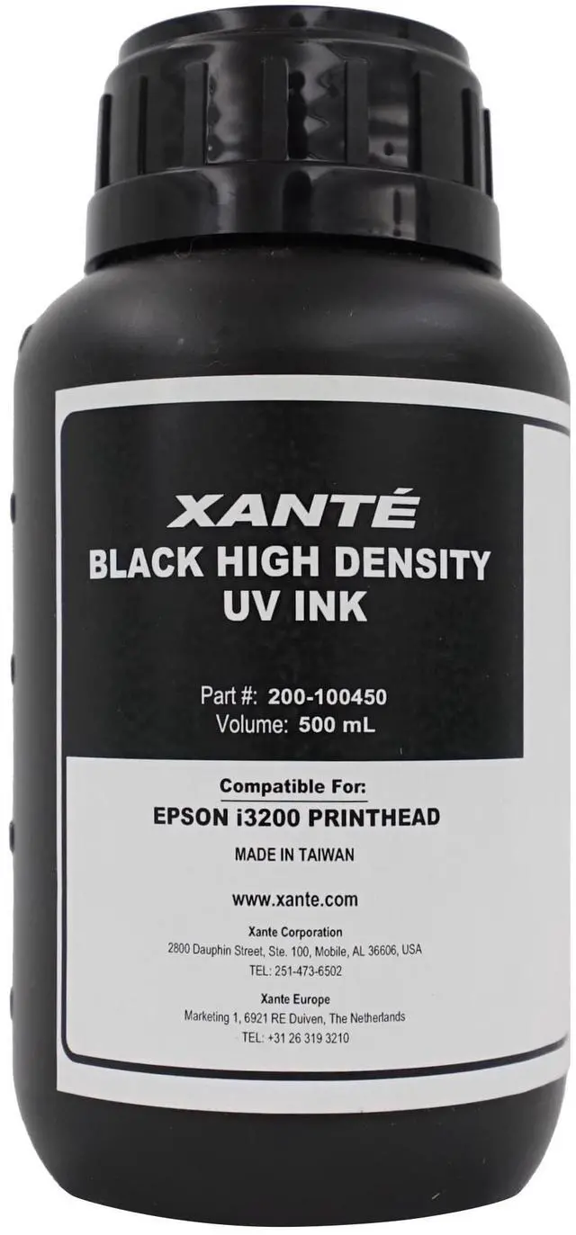Main image of Vivid UV Ink Black 500ml for X-Series Printers - 200-100450