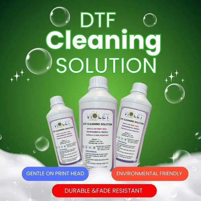 Alt view image 4 of 7 - DTF Cleaning Solution 5000MLPrint Head Cleaner for All DTF Printer incl. Ep-son I3200-A1, 1600-A1, L1800, TX805Inkjet Nozzle Cleaning Fluid for Clog Removal & Smooth PrintingExtends Print Head Life