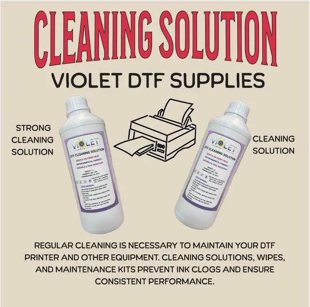 Alt view image 5 of 7 - DTF Cleaning Solution 5000MLPrint Head Cleaner for All DTF Printer incl. Ep-son I3200-A1, 1600-A1, L1800, TX805Inkjet Nozzle Cleaning Fluid for Clog Removal & Smooth PrintingExtends Print Head Life