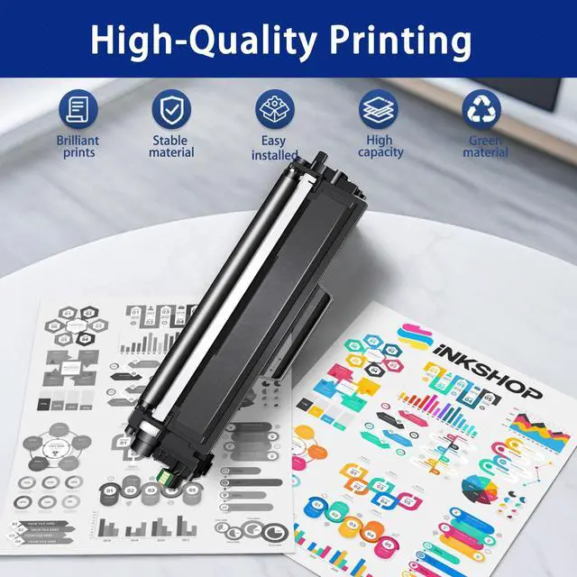 Alt view image 6 of 6 - TN221 TN225 TN-221 TN-225 Compatible TN221BK TN225C TN225Y TN225M High Yield Toner Cartridge Replacement for Brother MFC-9130CW HL-3170CDW MFC-9340CDW HL-3140CW MFC-9330CDW Toner (2BK+1C+1Y+1M5 Pack)