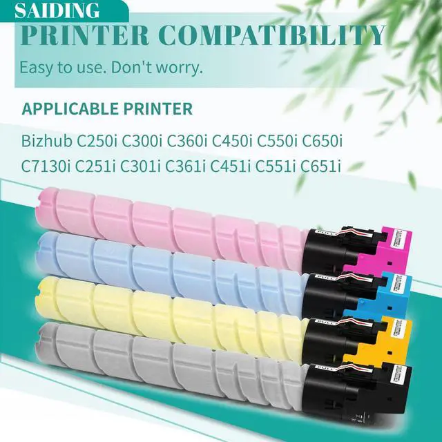 Alt view image 2 of 7 - High Capacity Compatible with Konica Minolta TN-328 TN328 Toner | TN328K TN328C TN328M TN328Y Compatible with Bizhub C250i C251i C360i C361i C450i C550i C650i Printer 4-Pack