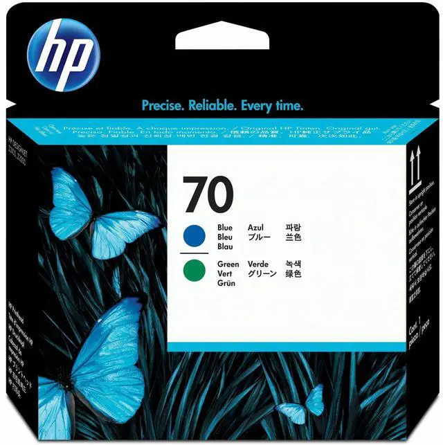 Main image of 70 Blue & Green DesignJet Printhead (C9408A) for DesignJet Z3200 & Z3100 Large Format Printers