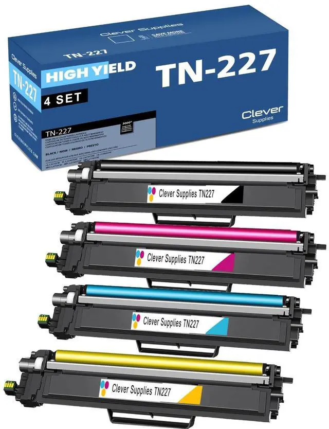 Main image of CS TN227 TN-227BK/C/M/Y High Yield Replacement Toner Cartridge Compatible with Brother TN227 TN227BK TN223 TN-223BK/C/M/Y TN223 TN 223 to use with MFC-L3770CDW HL-L3290CDW MFC-L3750CDW Printer