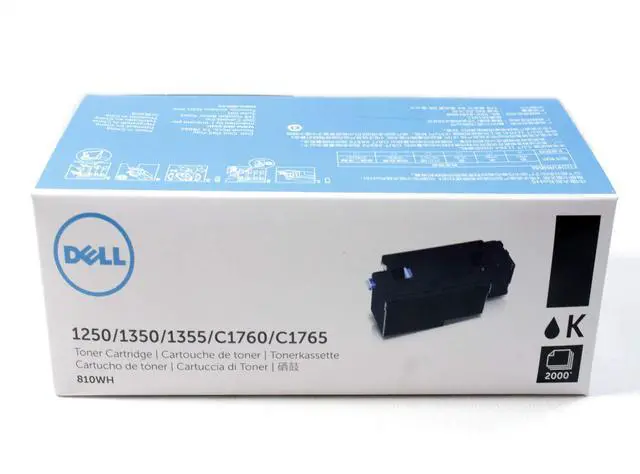 Main image of 810WH 1250 1350 1355 C1760 C1765 Toner Cartridge (Black) in Retail Packaging, 1 Size