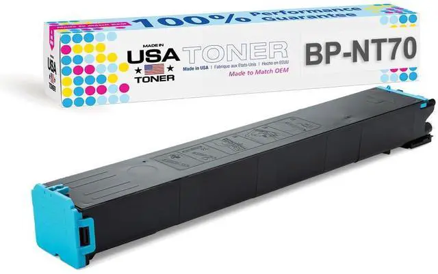 Main image of Compatible Replacement for Sharp BP-NT70, BP-70C31, BP-70C36, BP-70C45, BP-70C55, BP-70C65, BP-50C26, BP-50C31, BP-50C36, BP-50C45, BP-50C55, BP-60C31, BP-60C36, BP-60C45 (Cyan)