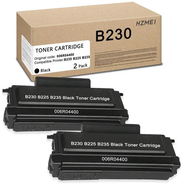 Main image of B230 B225 B235 Black Toner Cartridge with New Chip Replacement for Xerox 006R04400 Black Toner Cartridge Work with Xerox B230 B225 B235 Printer(2-Pack,3000 Pages)