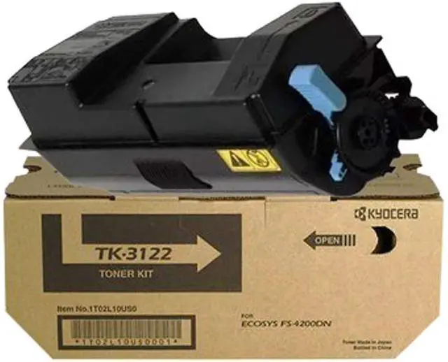 Alt view image 2 of 3 - TK-3122 (TK3122) Black Toner Cartridge 2-Pack for ECOSYS M3550idn, M3560idn, FS-4200DN