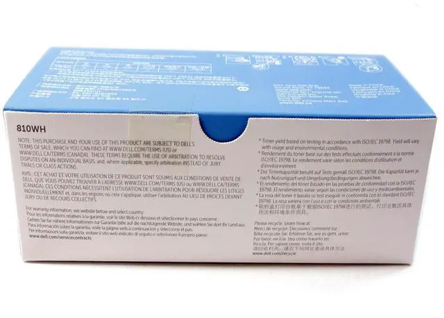 Alt view image 5 of 6 - 810WH 1250 1350 1355 C1760 C1765 Toner Cartridge (Black) in Retail Packaging, 1 Size