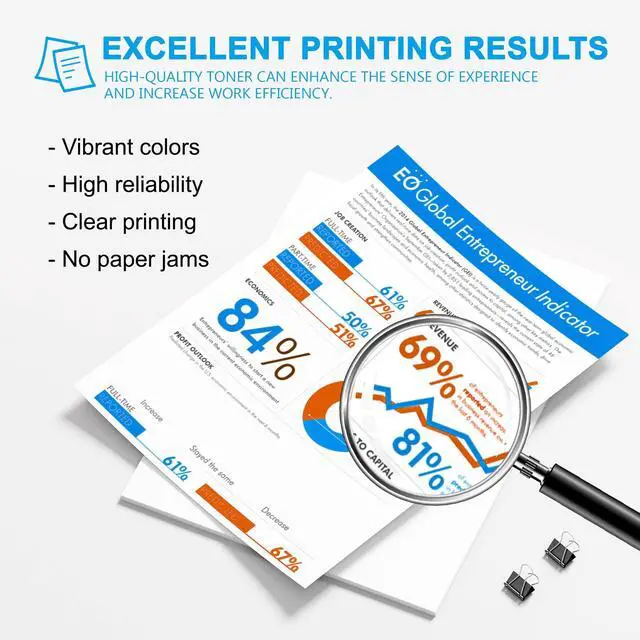 Alt view image 4 of 6 - 307A Toner Cartridge Set CE740A CE741A CE742A CE743A Toner Replacement for HP 307A Toner Works with Color Professional CP5225 CP5225n CP5225dn CP5220 Printer (4-Pack Black, Cyan, Magenta, Yellow)