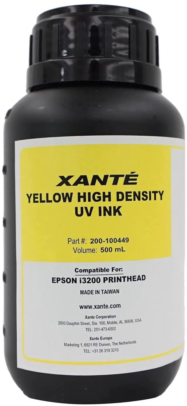 Main image of Vivid UV Ink Yellow 500ml for X-Series Printers - 200-100449