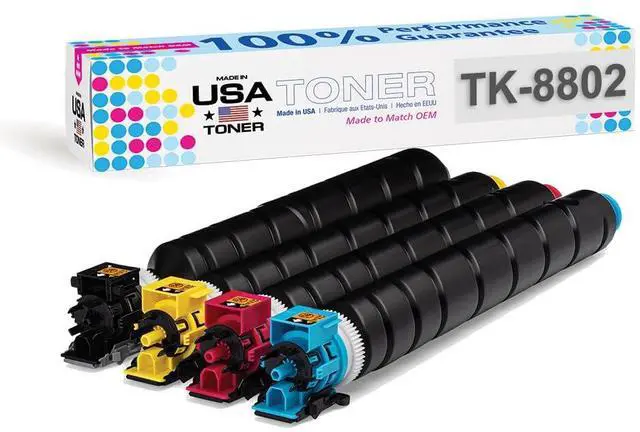 Main image of Replacement for Kyocera TK-8802, Ecosys P8060cdn Toner (CMYK, Set of 4)