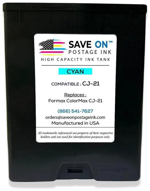 Main image of Memjet Ink Cartridge Compatible Formax CJ-21 | Memjet Ink Compatible HI-Cap Cyan Ink Tank for ColorMax7 and ColorMax8