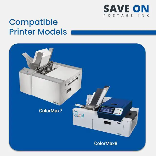 Alt view image 6 of 7 - Memjet Ink Cartridge Compatible Formax CJ-21 | Memjet Ink Compatible HI-Cap Cyan Ink Tank for ColorMax7 and ColorMax8