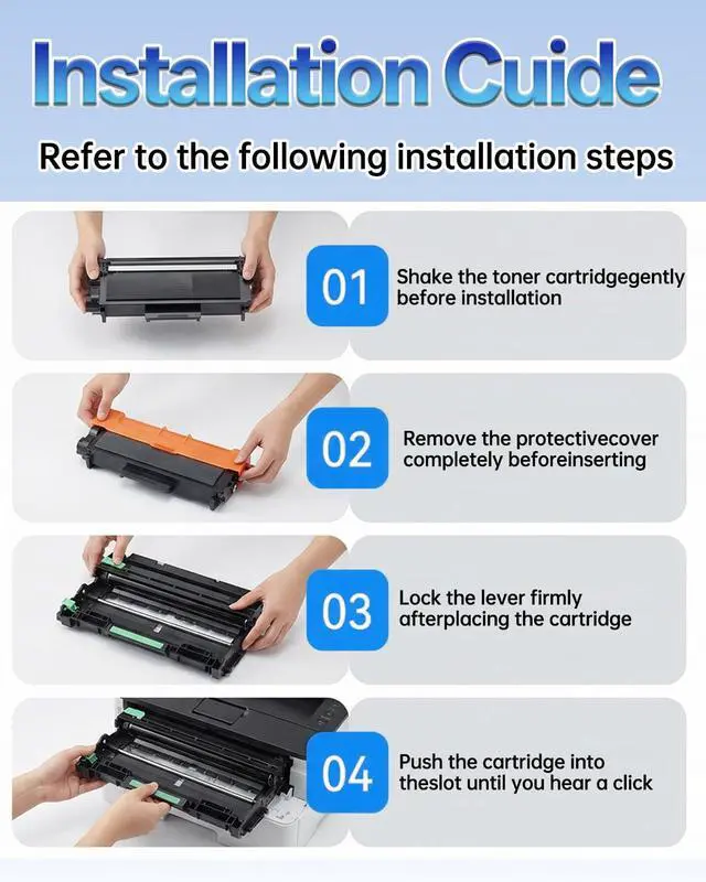 Alt view image 6 of 7 - B410 B415 Black Toner Cartridge Compatible with Xerox B410 VersaLink B415 B415DN Printer/006R04725 Toner with Chip