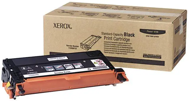 Main image of 113R00722 Phaser 6180MFP - Black - Original - Toner Cartridge - for Phaser 6180DN, 6180MFP/D, 6180MFP/N, 6180N
