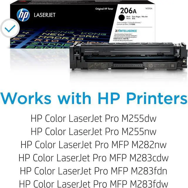 Alt view image 2 of 7 - 206A (W2110A) Original Cartridge Black Toner 2-Pack for M255/M282/M283