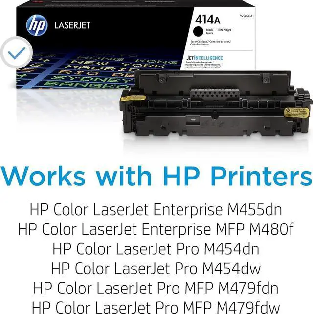 Alt view image 2 of 7 - 414A (W2020AD1) Original Cartridge Black Toner 2-Pack for M454/M455/M479