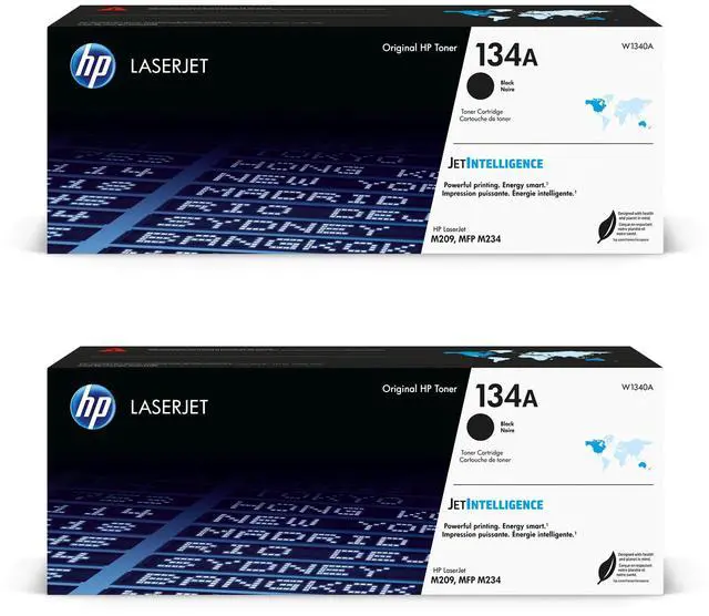 Main image of 134A (W1340A) Original Cartridge Black Toner 2-Pack for M209/M234 Series