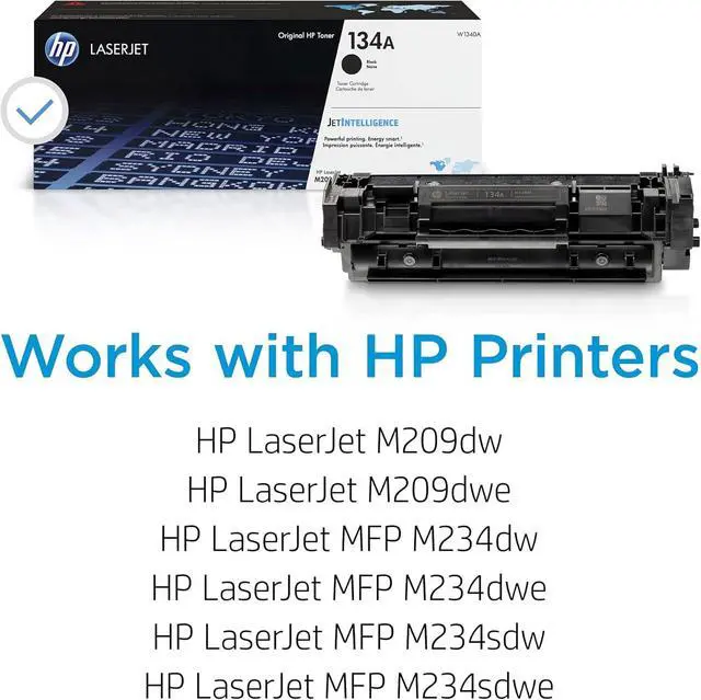 Alt view image 2 of 7 - 134A (W1340A) Original Cartridge Black Toner 2-Pack for M209/M234 Series