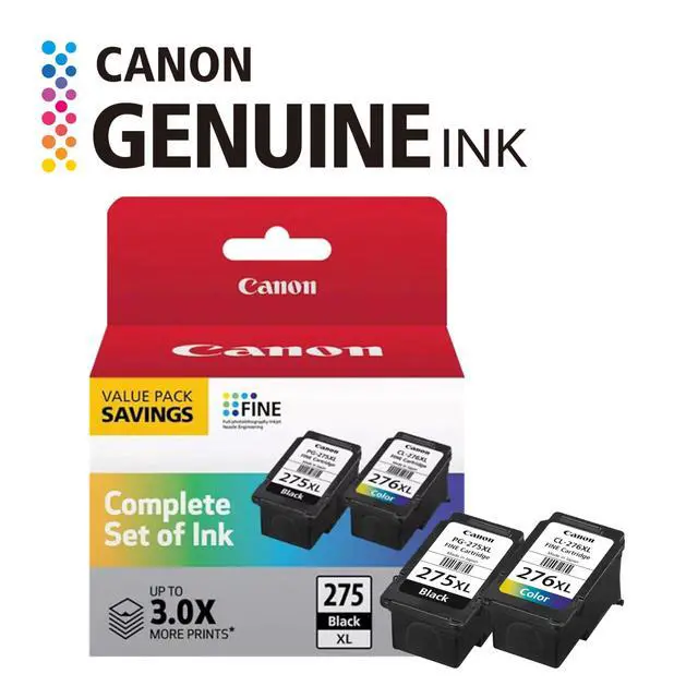 Alt view image 2 of 7 - PG-275XL / CL-276XL Ink Cartridge Set 2 Pack (2 Black, 2 Color) | High-Yield Compatible Replacement PIXMA TS3520, TS3522, TR4720 & More | Sharp Black Text & Vibrant Color Prints