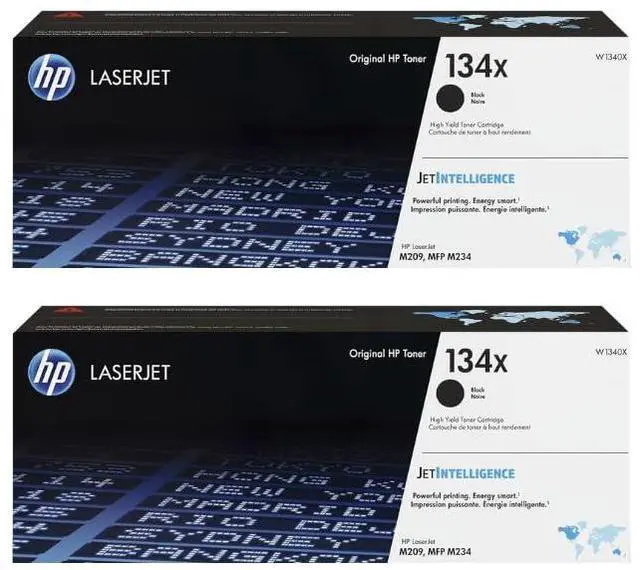 Main image of 134X (W1340XD1) Original Cartridge Black Toner 2-Pack for M209/M234 Series