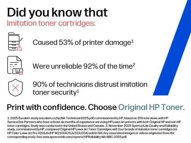 Alt view image 2 of 7 - 201X Yellow High-Yield Toner Cartridge | Works with Color LaserJet Pro M252, MFP M277 Series | CF402X