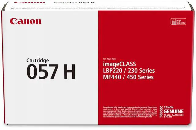 Main image of Genuine 057 Black Toner Cartridge High Capacity Compatible with LBP220 Series, LBP230 Series, MF440 Series, MF450 Series