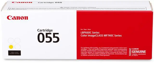 Main image of Genuine 055 Yellow Toner Cartridge Compatible with LBP664Cdw, MF741Cdw, MF743Cdw, MF745Cdw, MF746Cdw
