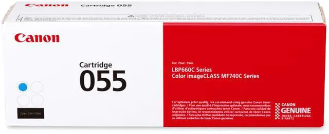Main image of Genuine 055 Cyan Toner Cartridge Compatible with LBP664Cdw, MF741Cdw, MF743Cdw, MF745Cdw, MF746Cdw