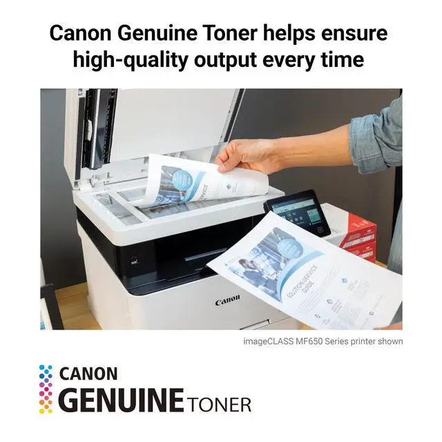 Alt view image 2 of 6 - Genuine 075 Yellow High Capacity Toner Cartridge Compatible with MF660 Series and LBP640 Series Laser Printers