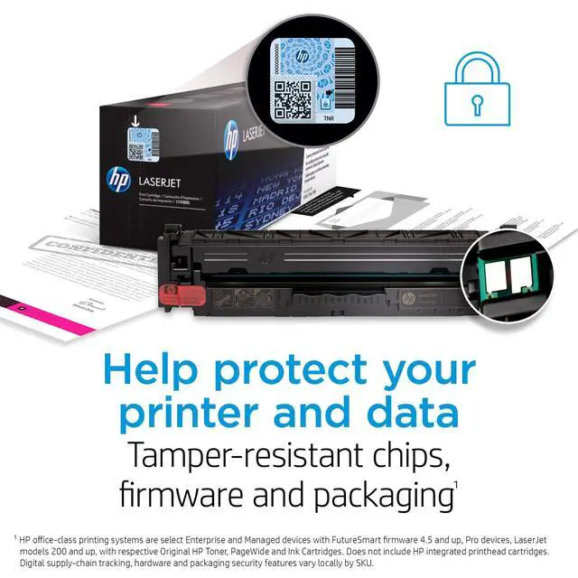 Alt view image 7 of 7 - 508A Magenta Toner Cartridge Printers | Works with Color LaserJet Enterprise M552, M553; Color LaserJet Enterprise MFP M577 Series | CF363A