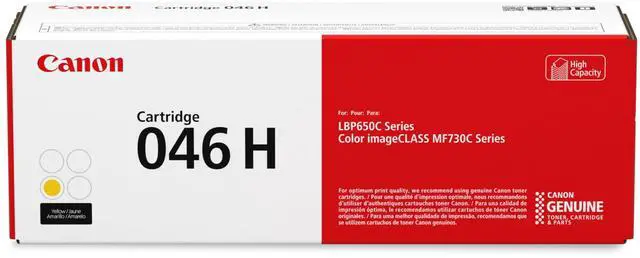 Main image of Genuine 046 Yellow Toner Cartridge High Capacity Compatible with LBP654Cdw, MF731Cdw, MF733Cdw, MF735Cdw