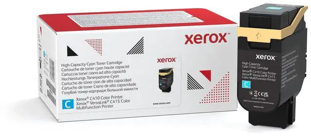 Main image of Genuine C410 Cyan HIGH Capacity Toner Cartridge (7000 Pages) -006R04686