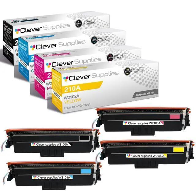Main image of CS Replacement Compatible with HP 4201dwe Toner Cartridge W2100A W2101A W2103A W2102A to use with Color Pro 4201dn 4201dne 4201dw 4201dwe MFP 4301dw MFP 4301fdwe (4-Color Set)