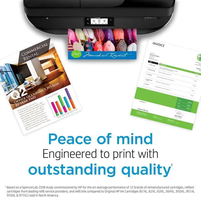 Alt view image 6 of 7 - 910XL Blk/910 CMY Original Ink Bundle for OfficeJet Pro 8020/8030 Series