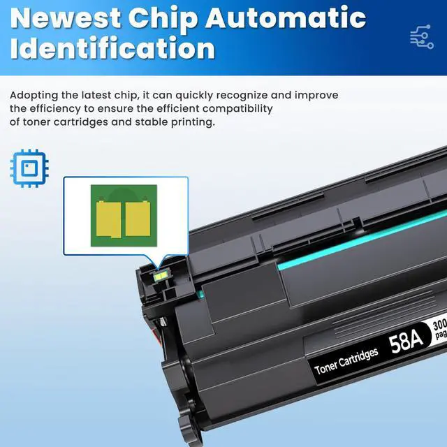 Alt view image 5 of 7 - CF258X 58X Toner Cartridges Black for Laser Jet M404dn M428fdw Compatible with HP 58X 58A Toner Cartridges for Laser Jet Enterprise M404dn M404dw M404n M428fdw M428dw M428fdn MFP M304dn M406dn M430f