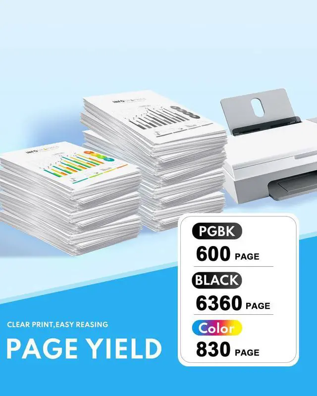 Alt view image 3 of 7 - PGI-280XXL/CLI-281XXL High Yield Ink Cartridge 10 (Pack) Value Pack Compatible Replacement for Canon 280 281 Ink Cartridges with PIXMA TR8620 TR8620a TR8520 TR7520 TS6320 TS6120 TS9120 TR8500 Printer