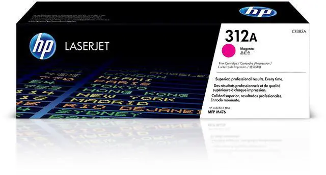Main image of 312A Magenta Toner Cartridge | Works Color LaserJet Pro MFP M476 Series | CF383A