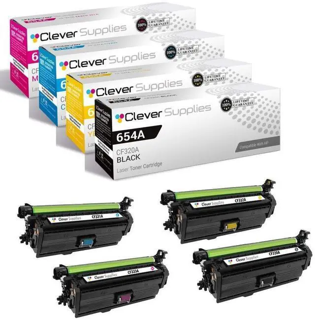 Main image of CS Replacement Toner Cartridge Compatible with HP M533X CF360X Black CF361X Cyan CF363X Magenta CF362X Yellow 4 Color Set