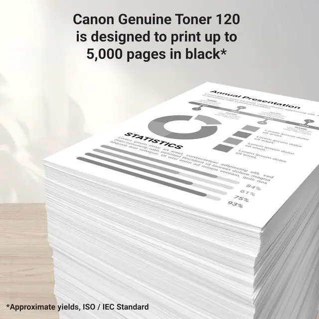 Alt view image 3 of 6 - Genuine 120 Black Toner Cartridge Compatible with D1100 Series, D1300 Series, D1500 Series