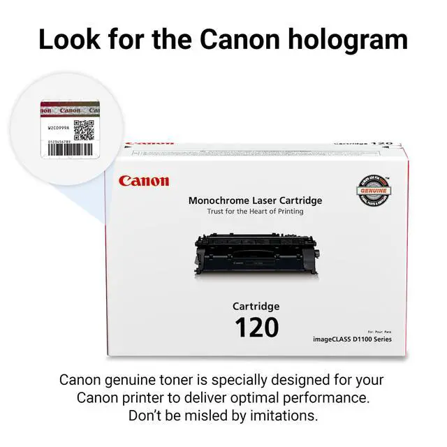 Alt view image 5 of 6 - Genuine 120 Black Toner Cartridge Compatible with D1100 Series, D1300 Series, D1500 Series