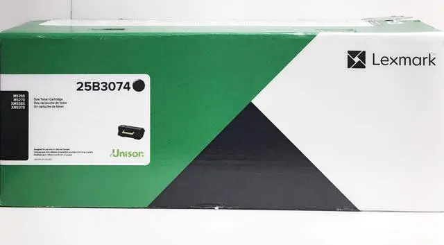Alt view image 2 of 2 - 25B3074 M5255 M5270 XM5365 XM5370 Toner Cartridge (Black) in Retail Packaging