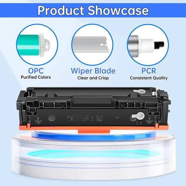 Alt view image 7 of 7 - Compatible Color Toner Cartridges with Chip for Lexmark C3224, MC3426, MC3326, C3326, C3426, MC3224 Printer, Cyan, Magenta, Yellow