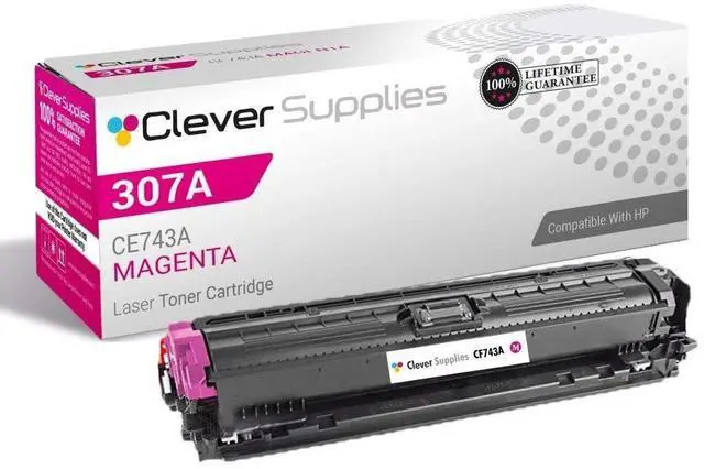 Main image of CS Replacement Toner Cartridge Compatible with HP CP5225dn CE743A Magenta