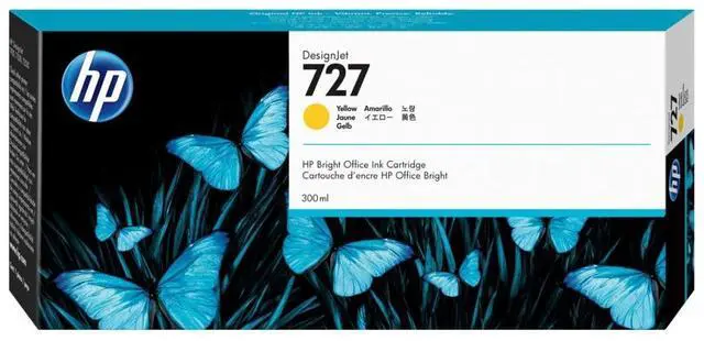 Main image of 727 Yellow High-Yield Ink Cartridge, F9J78A