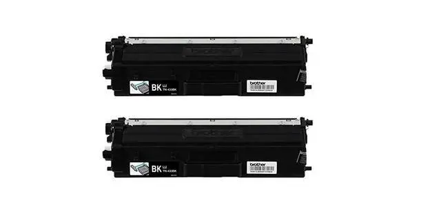 Alt view image 2 of 3 - Genuine TN433BK 2-Pack High Yield Black Toner Cartridge with Approximately 4,500 Page Yield/Cartridge
